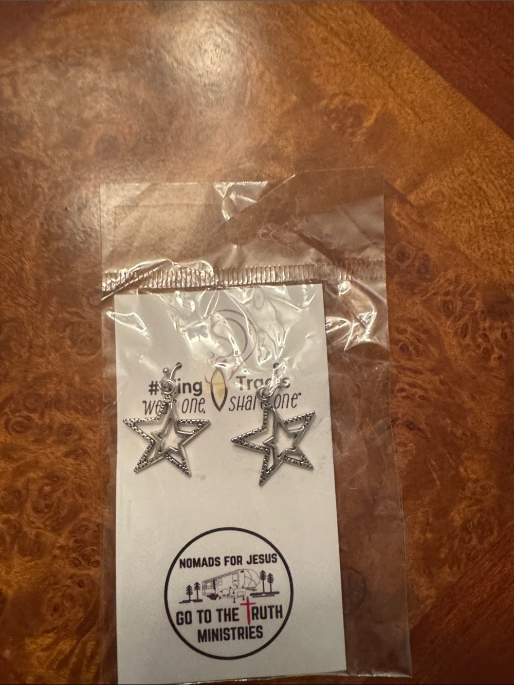 Silver Star Earrings